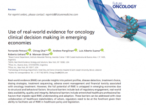 real-world evidence oncology clinical