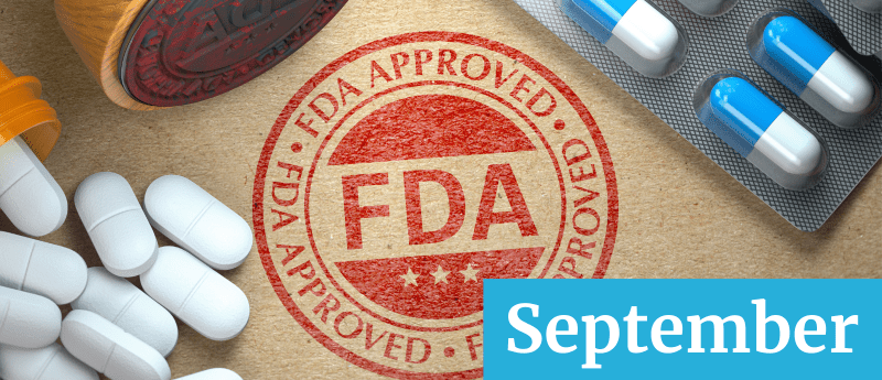drug approval september